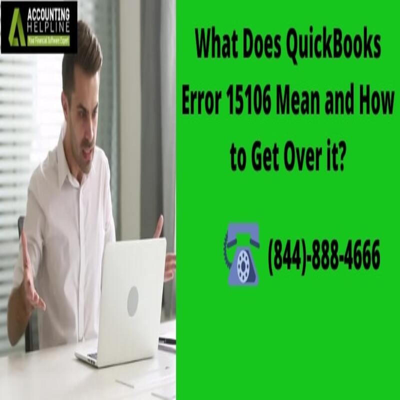 Step-by-step techniques to fix QuickBooks error 15106